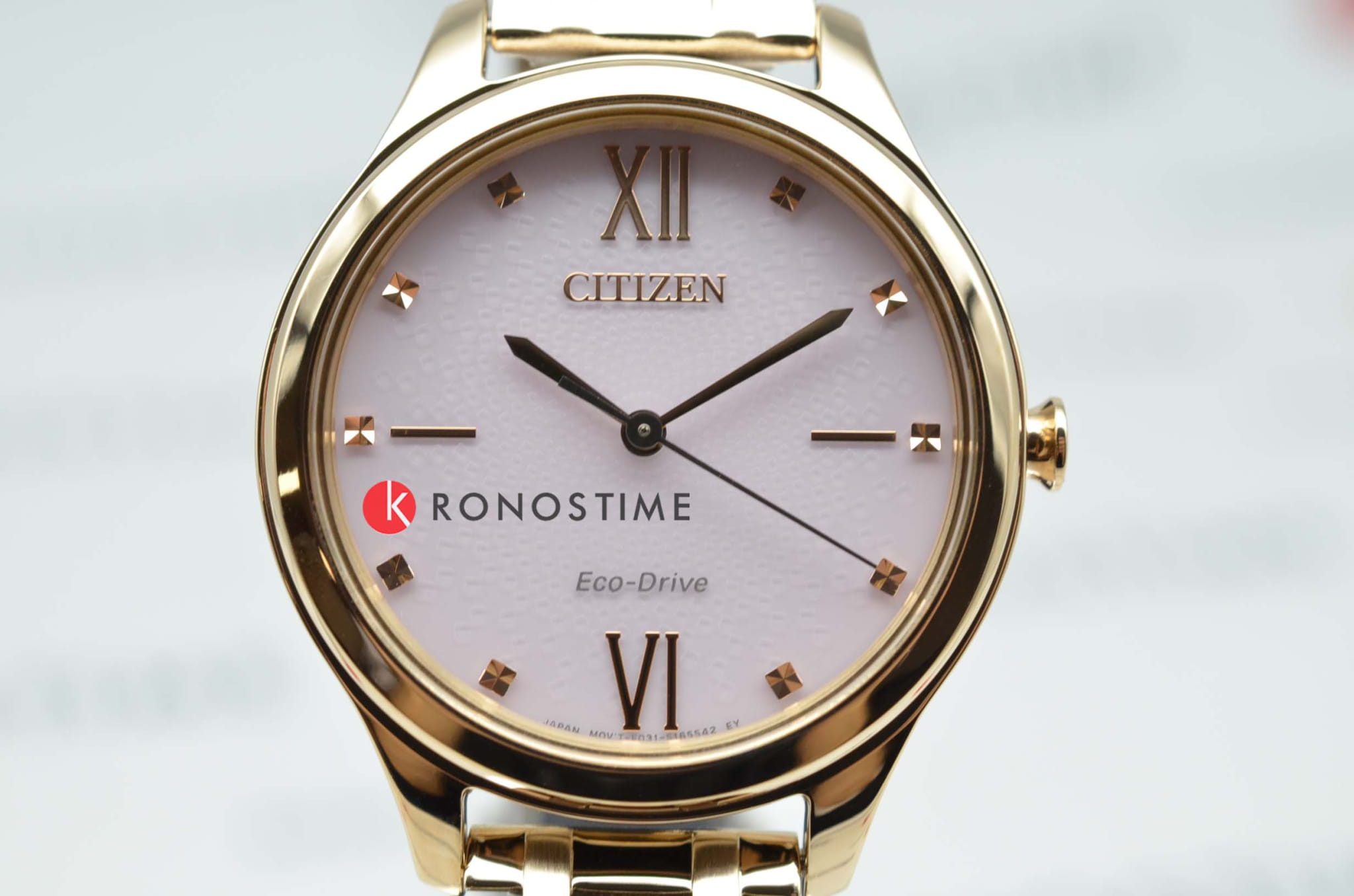 Citizen Citizen Eco-Drive EM0503-75X , наручные женские часы фото под углом