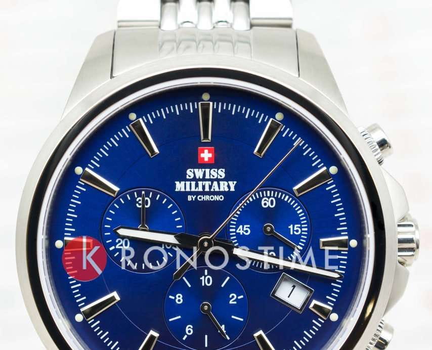 Swiss Military by Chrono Swiss Military by Chrono Sports Chronograph SM34107.03,  швейцария мужские часы на браслете нержавеющая сталь боковой вид