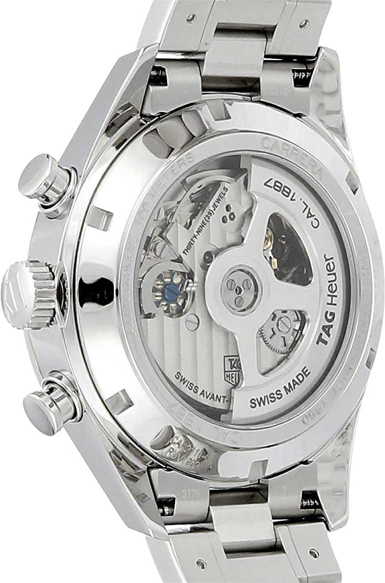 TAG Heuer TAG Heuer Carrera CAR2111.BA0724, carrera швейцария мужские часы на браслете нержавеющая сталь боковой вид