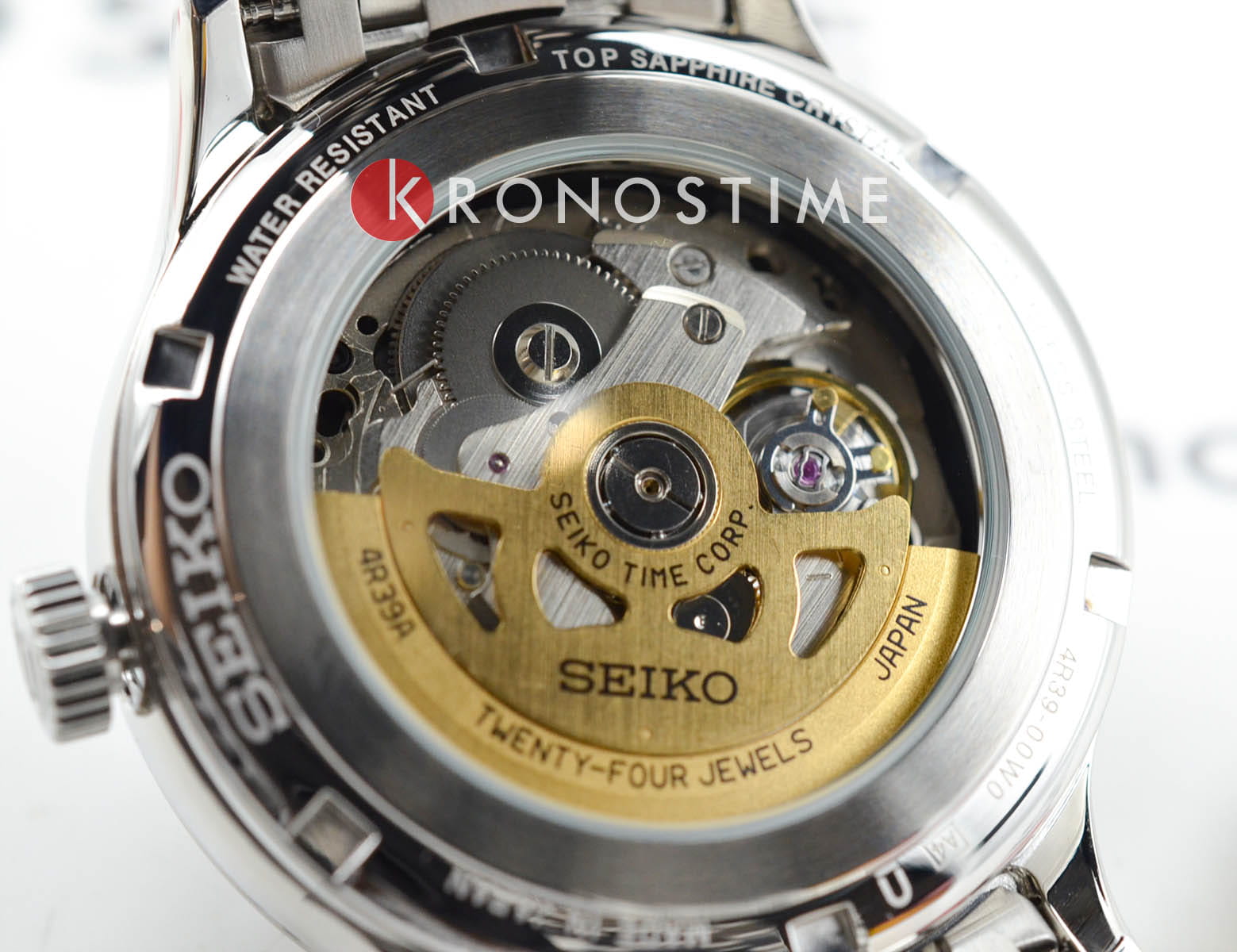 Seiko Seiko Presage SSA377J1  - задняя крышка сталь металл корпуса, япония часы