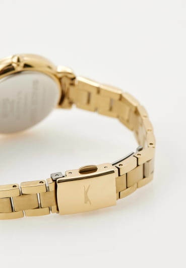 Slazenger Slazenger SL.09.6226.3.03,  англия женские часы на браслете суперметалл с ip покрытием боковой вид