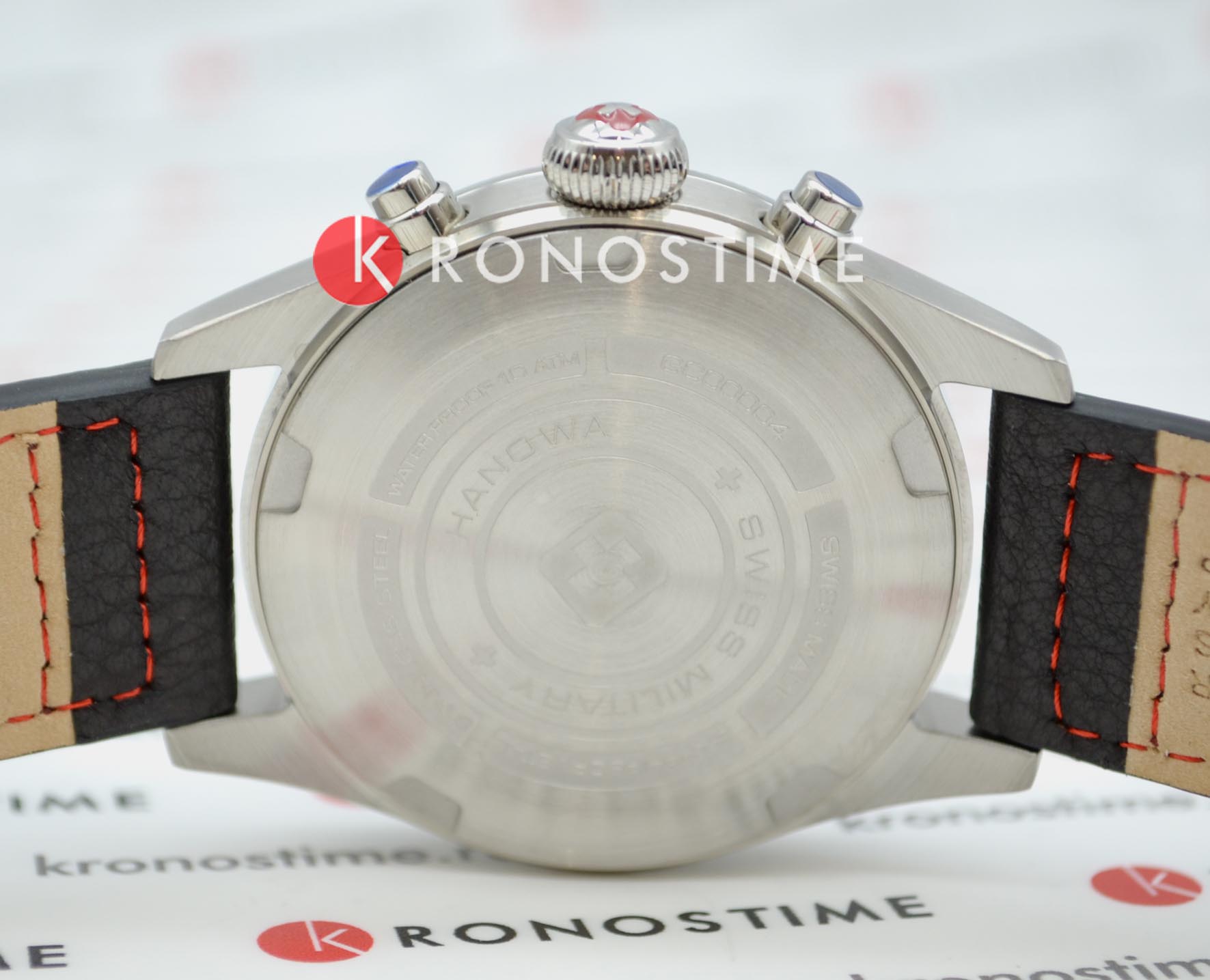 Swiss Military Hanowa Swiss Military Hanowa Thunderbolt Chrono SMWGC0000401  — детали корпуса и кожаный