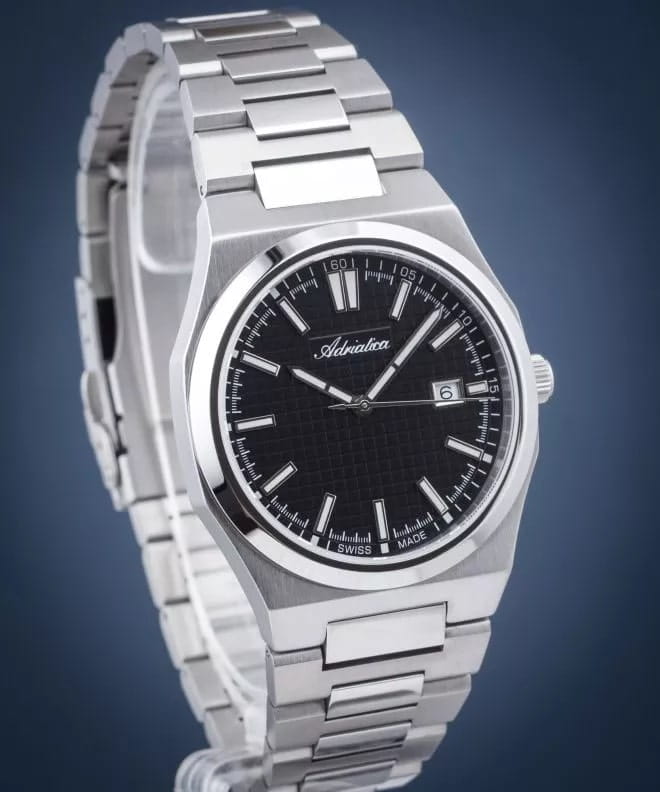 Adriatica Adriatica Premiere A8326.5114Q  - задняя крышка металл сталь корпуса, швейцария часы