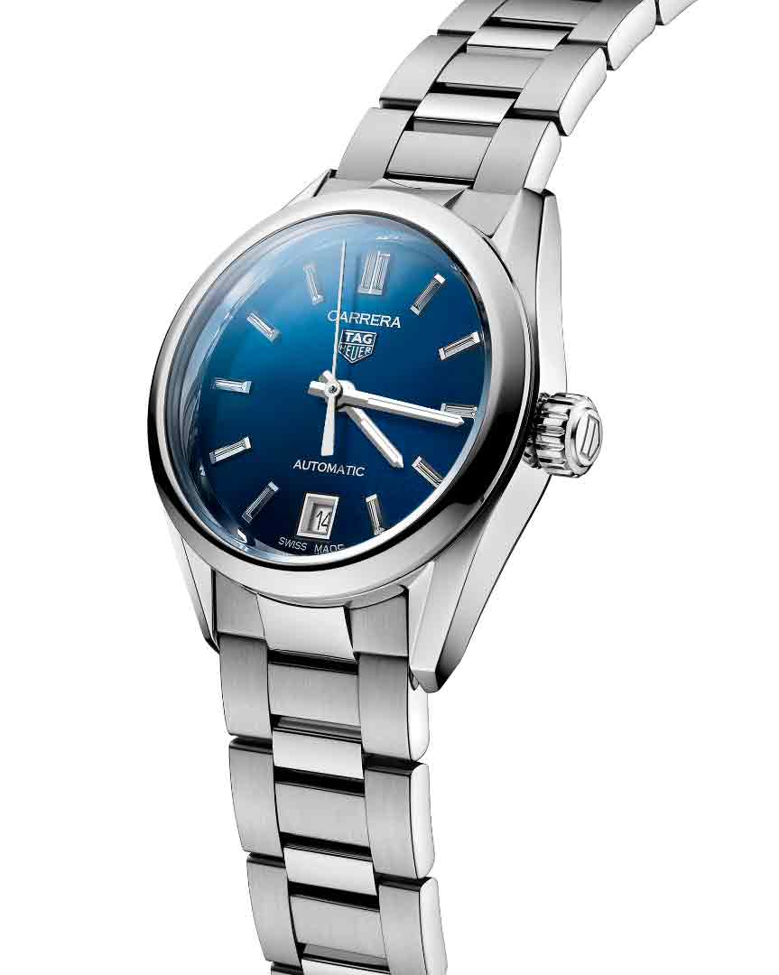 TAG Heuer TAG Heuer Carrera WBN2411.BA0621, carrera швейцария женские часы на браслете нержавеющая сталь боковой вид