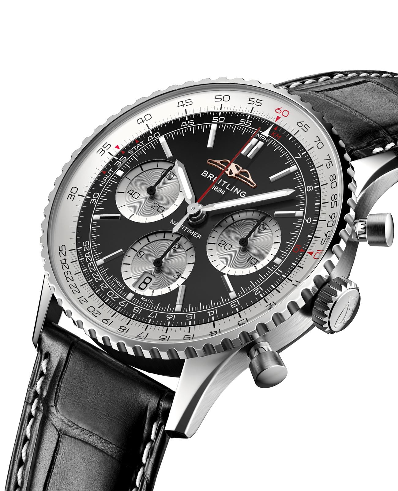 Breitling Breitling Navitimer B01 Chronograph 41 AB0139211B1P1 , наручные мужские часы фото под углом