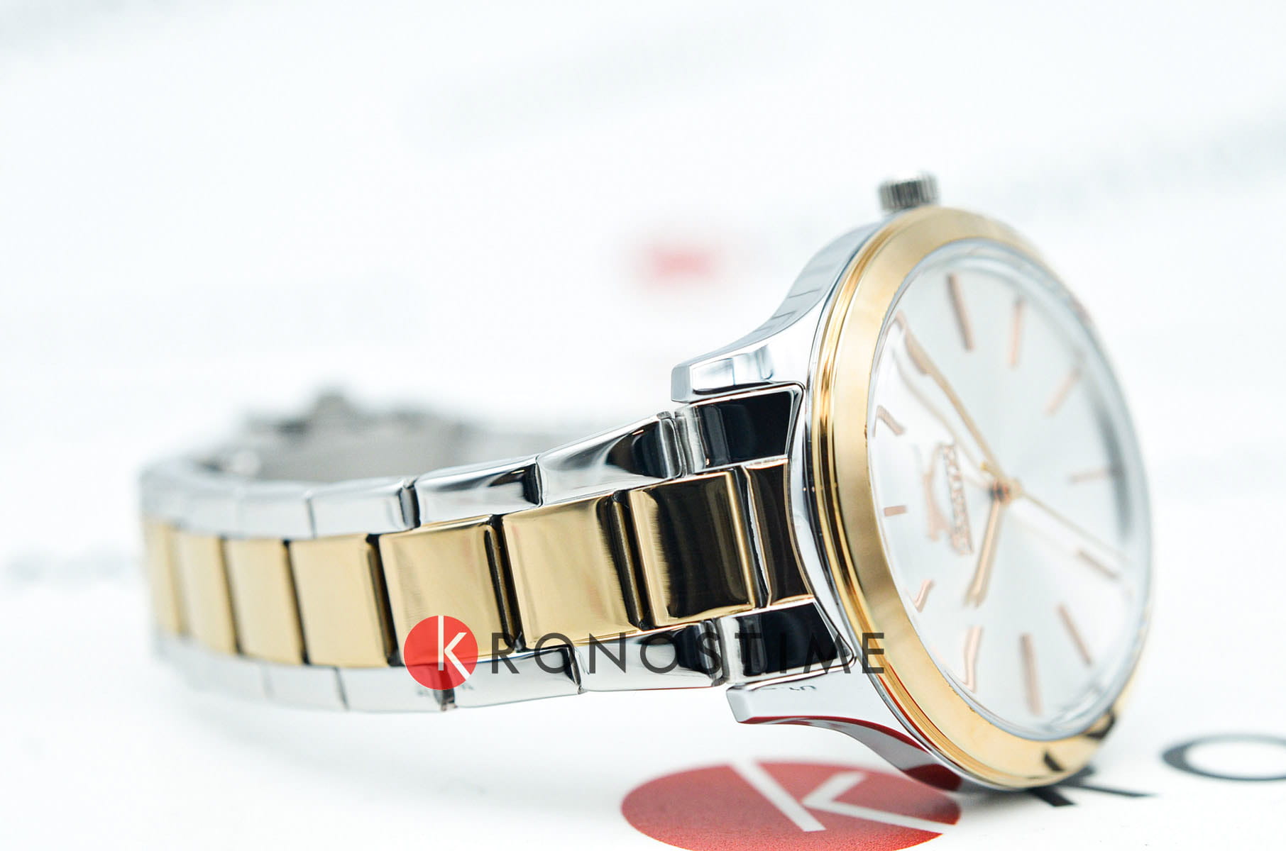 Slazenger Slazenger SL.09.2101.3.04,  англия женские часы на браслете суперметалл с ip покрытием боковой вид