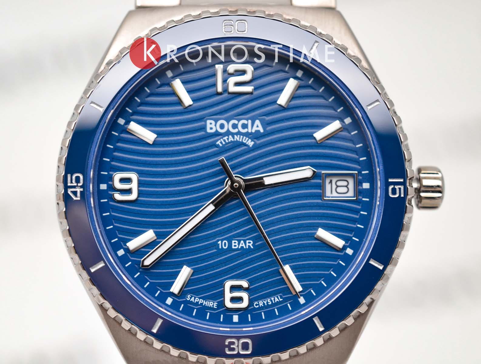 Boccia Titanium Boccia Titanium Circle-Oval 3367-02,  германия женские часы на браслете титановый боковой вид