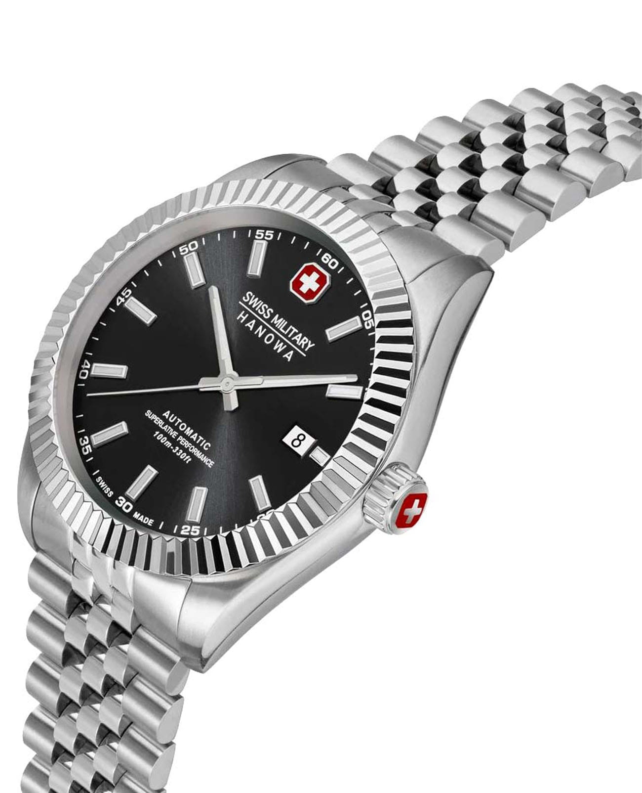 Swiss Military Hanowa SMWGL0002101 мужские часы застежка крупным планом