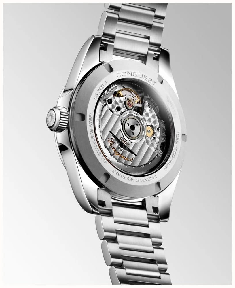 Longines Longines Conquest L3.720.4.02.6 швейцария наручные женские часы заводная головка с логотипом Longines