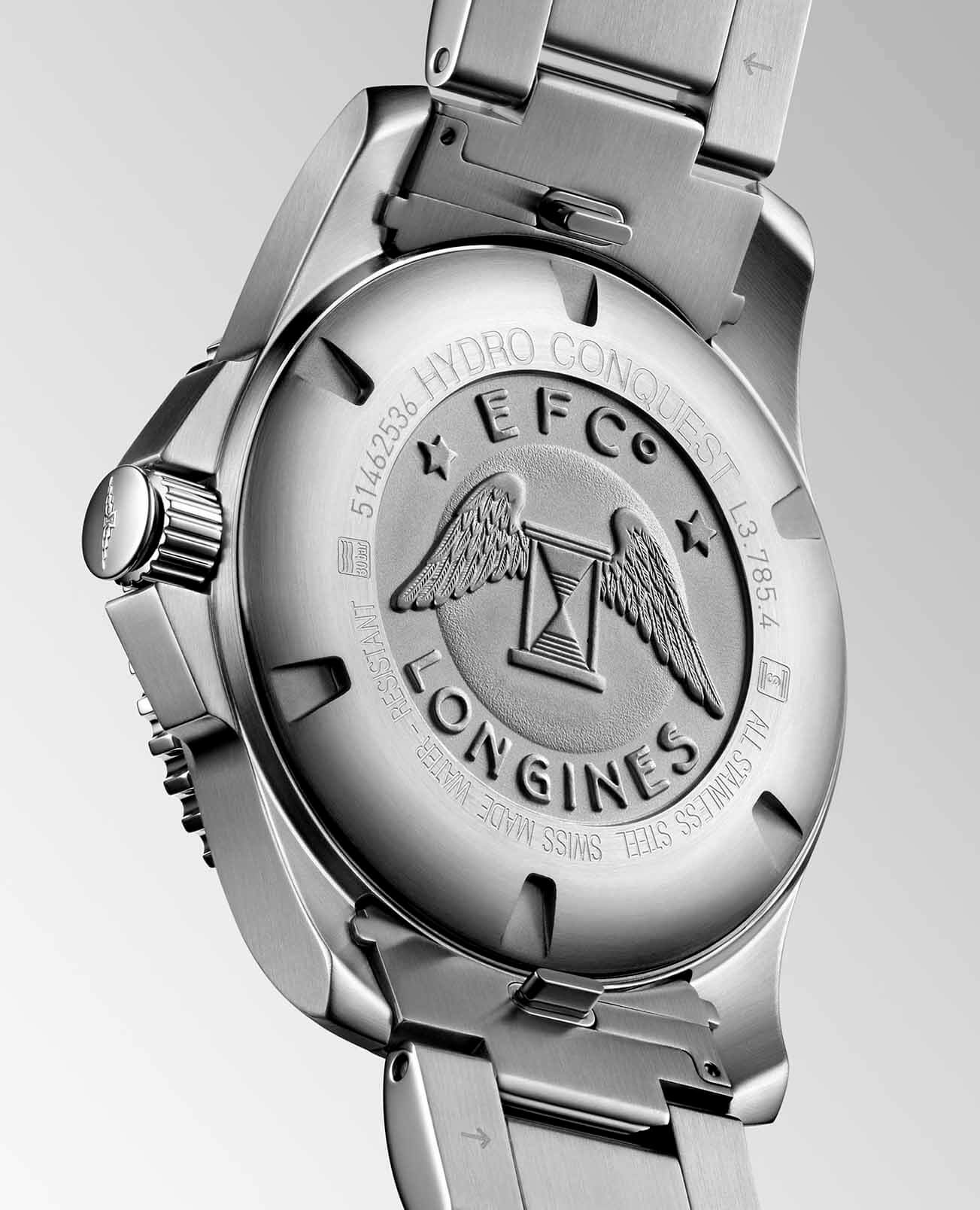 Оригинальные часы Longines Longines HydroConquest L3.785.4.06.6 механические калибр механизма l888 общий вид