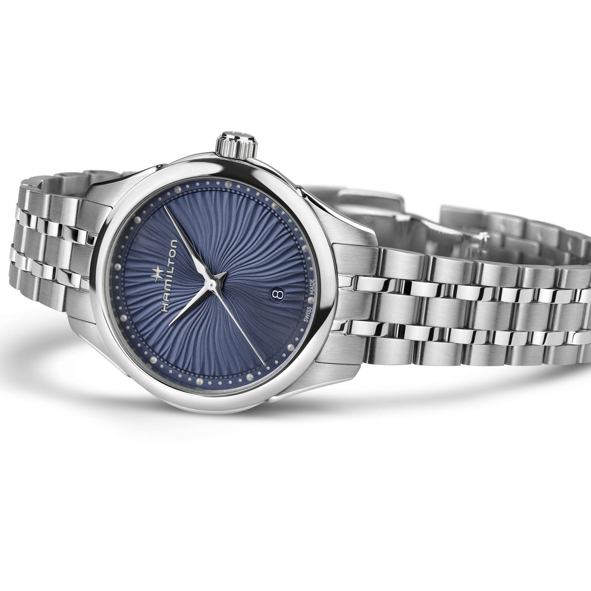 Оригинальные часы Hamilton Hamilton Jazzmaster Lady Quartz H32231140 кварцевые калибр механизма eta f04.115 общий вид