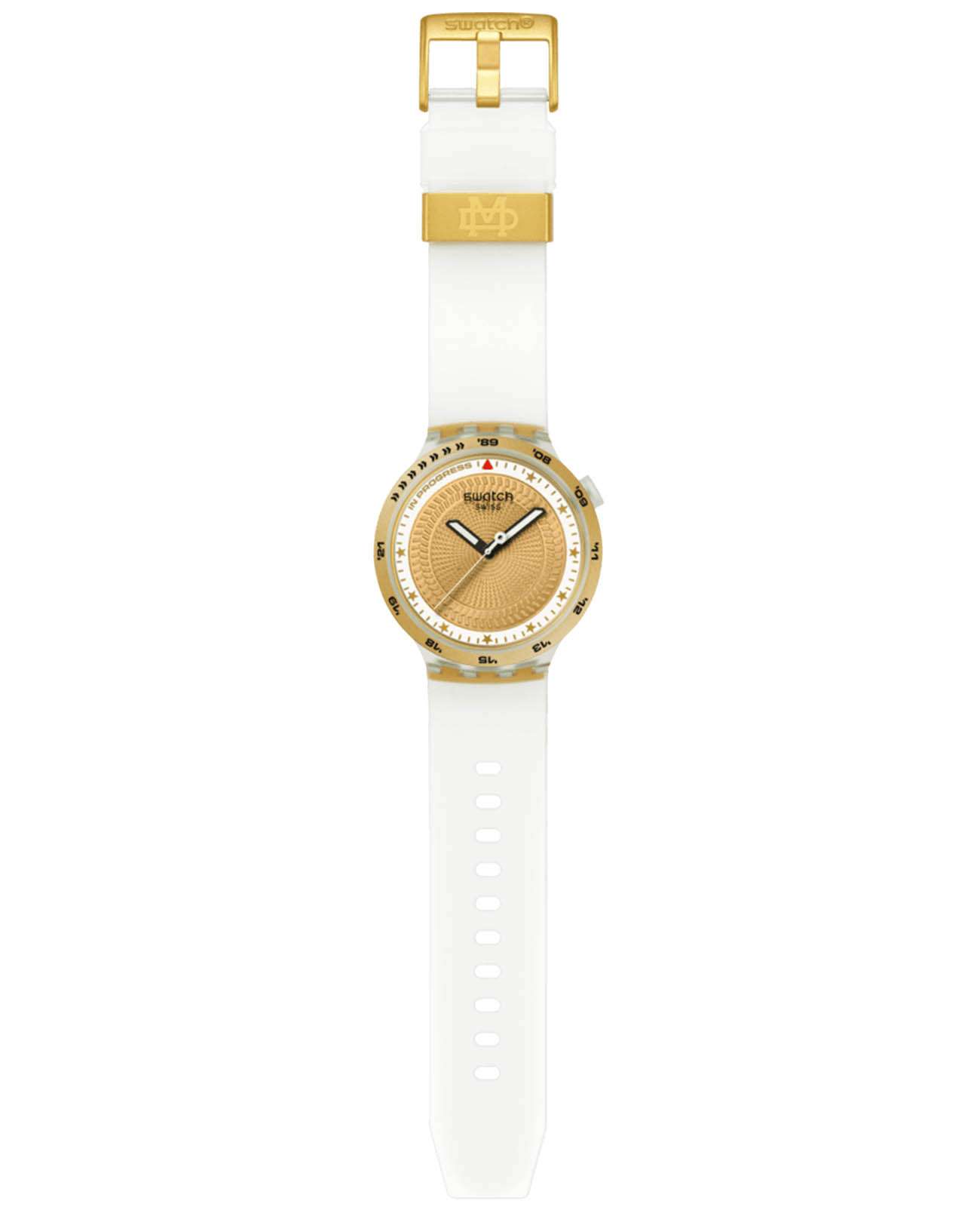 Swatch Swatch Big Bold Biosourced Standard SB05K105, big bold швейцария мужские часы на браслете биоматериал боковой вид