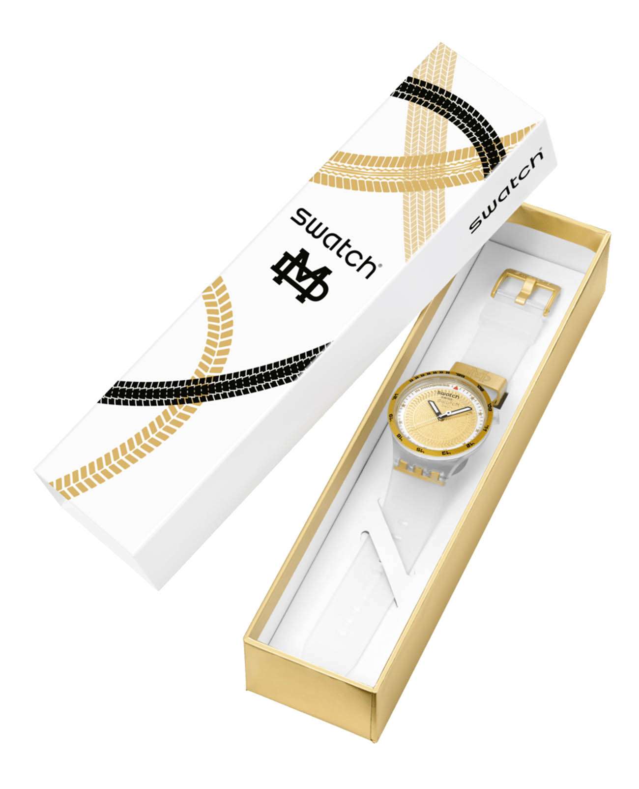 Оригинальные часы Swatch Swatch Big Bold Biosourced Standard SB05K105 кварцевые калибр механизма  общий вид