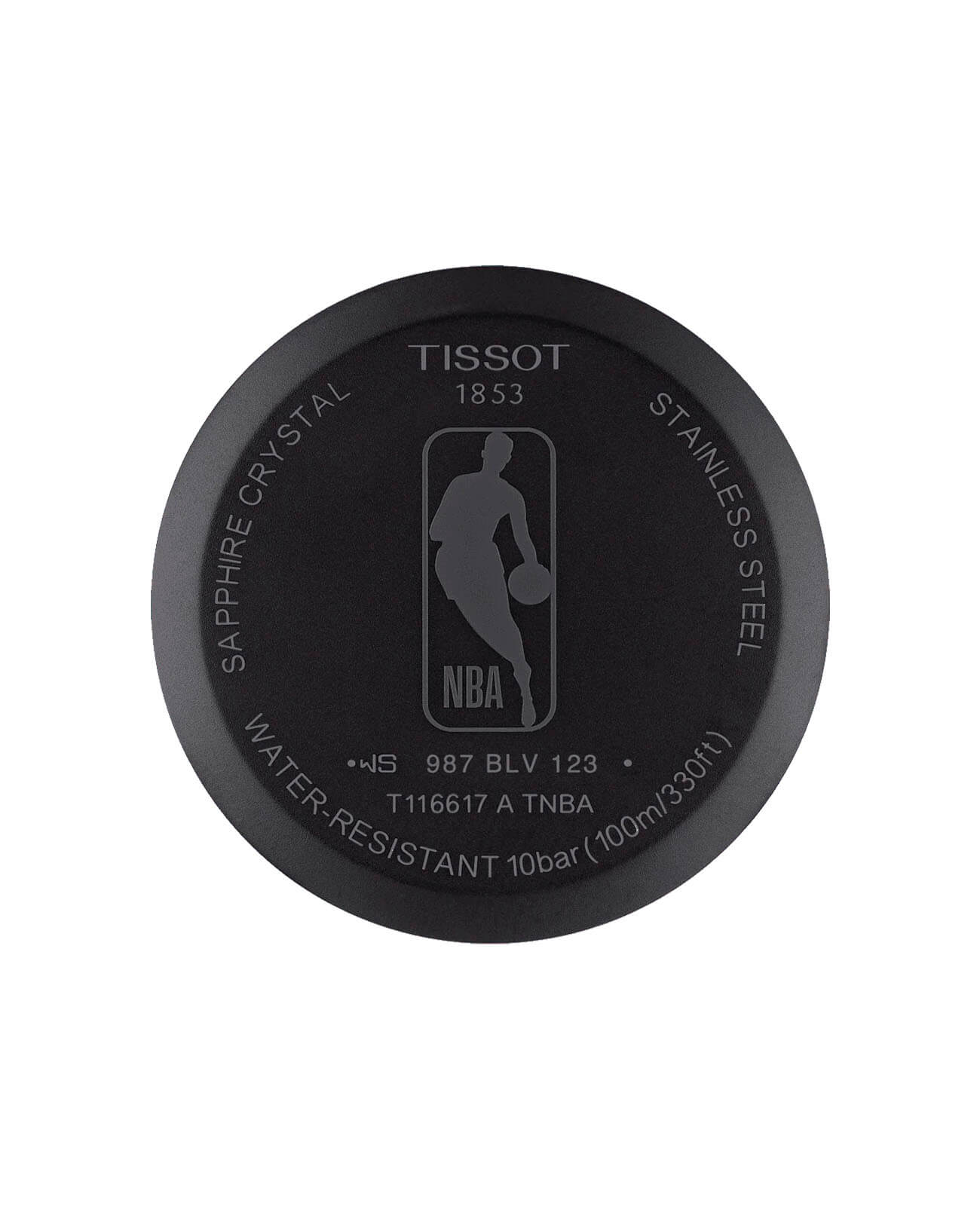 Tissot Tissot Chrono XL NBA T116.617.36.051.05, t-classic швейцария мужские часы на браслете кожаный боковой вид