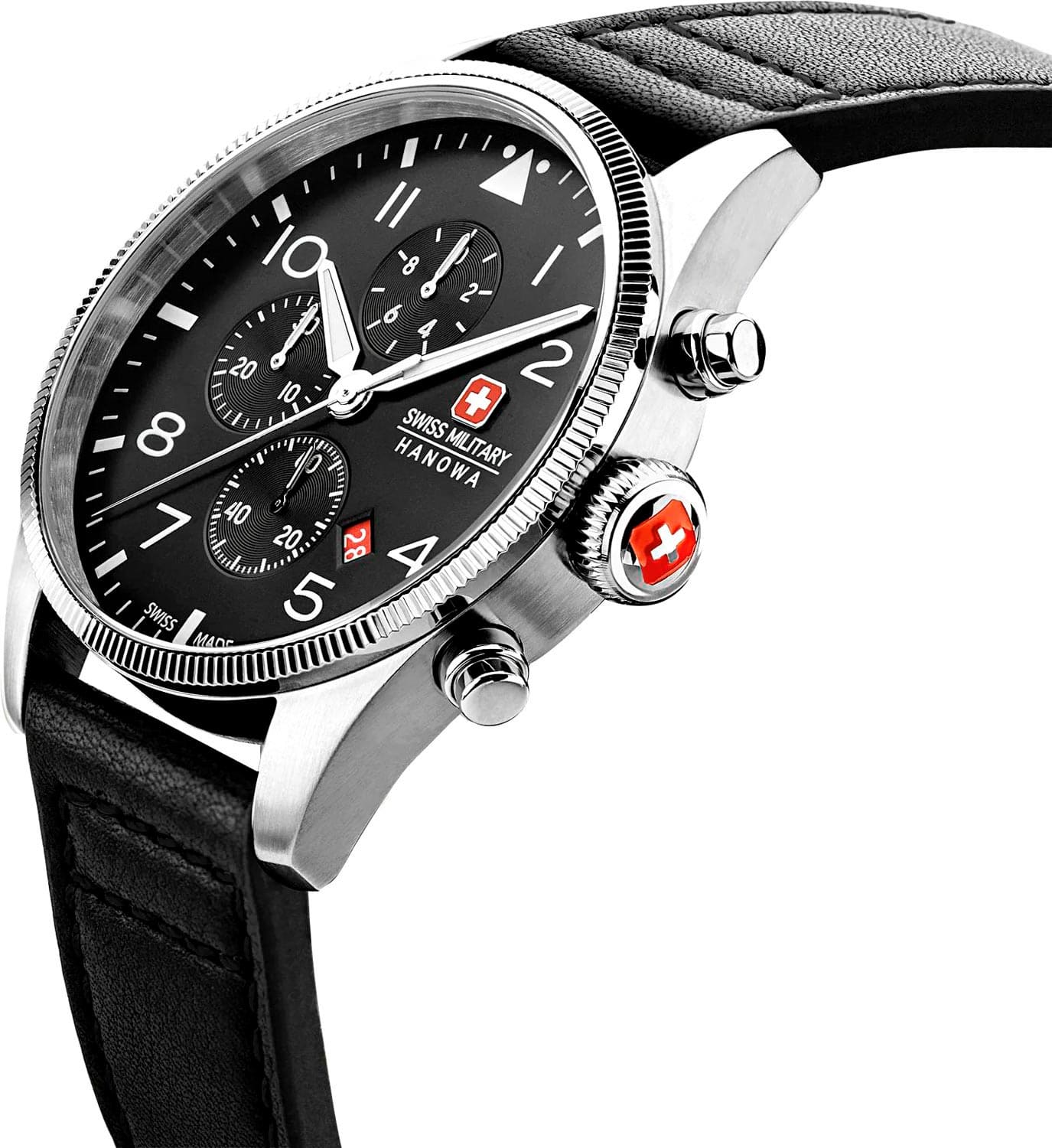 Оригинальные часы Swiss Military Hanowa Swiss Military Hanowa Thunderbolt Chrono SMWGC0000401 кварцевые калибр механизма  общий вид