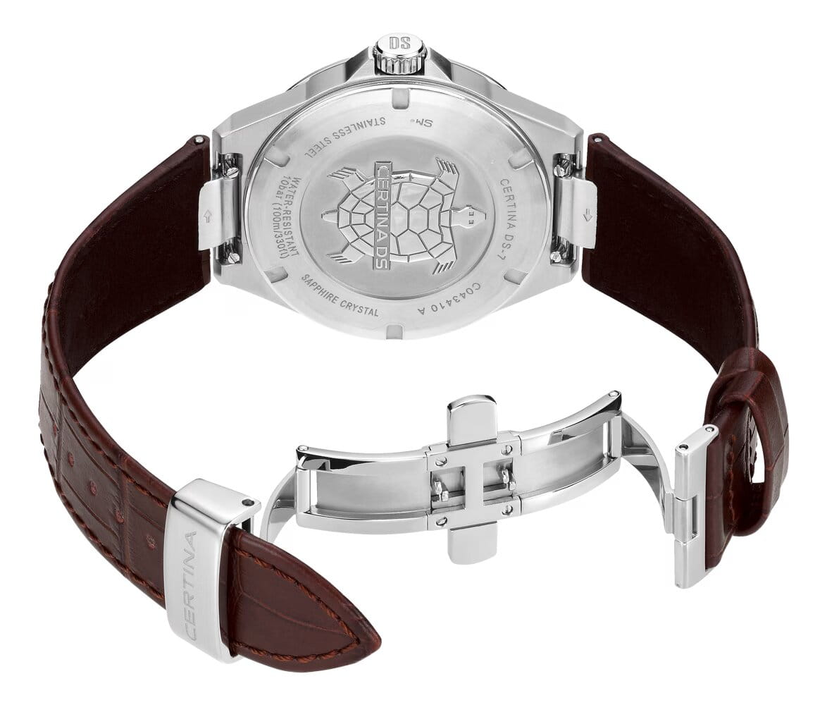 Certina Certina DS-7 Quartz C043.410.16.031.00, ds 7 швейцария мужские часы на браслете кожаный боковой вид