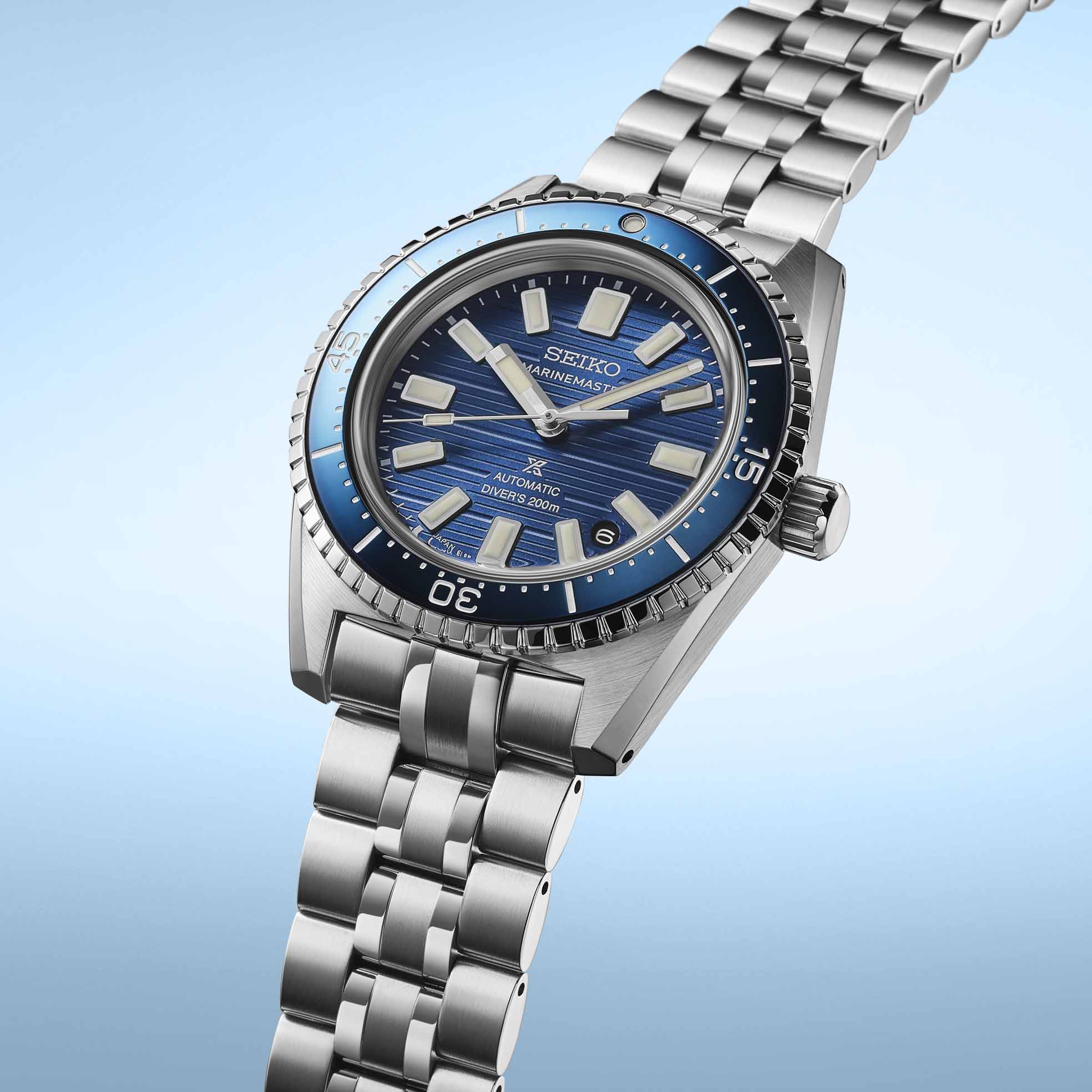 Оригинальные часы Seiko Seiko Prospex Marinemaster SJE119 механические калибр механизма 6l37 общий вид