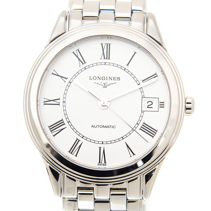 Longines Longines Flagship L4.774.4.21.6 , наручные мужские часы фото под углом