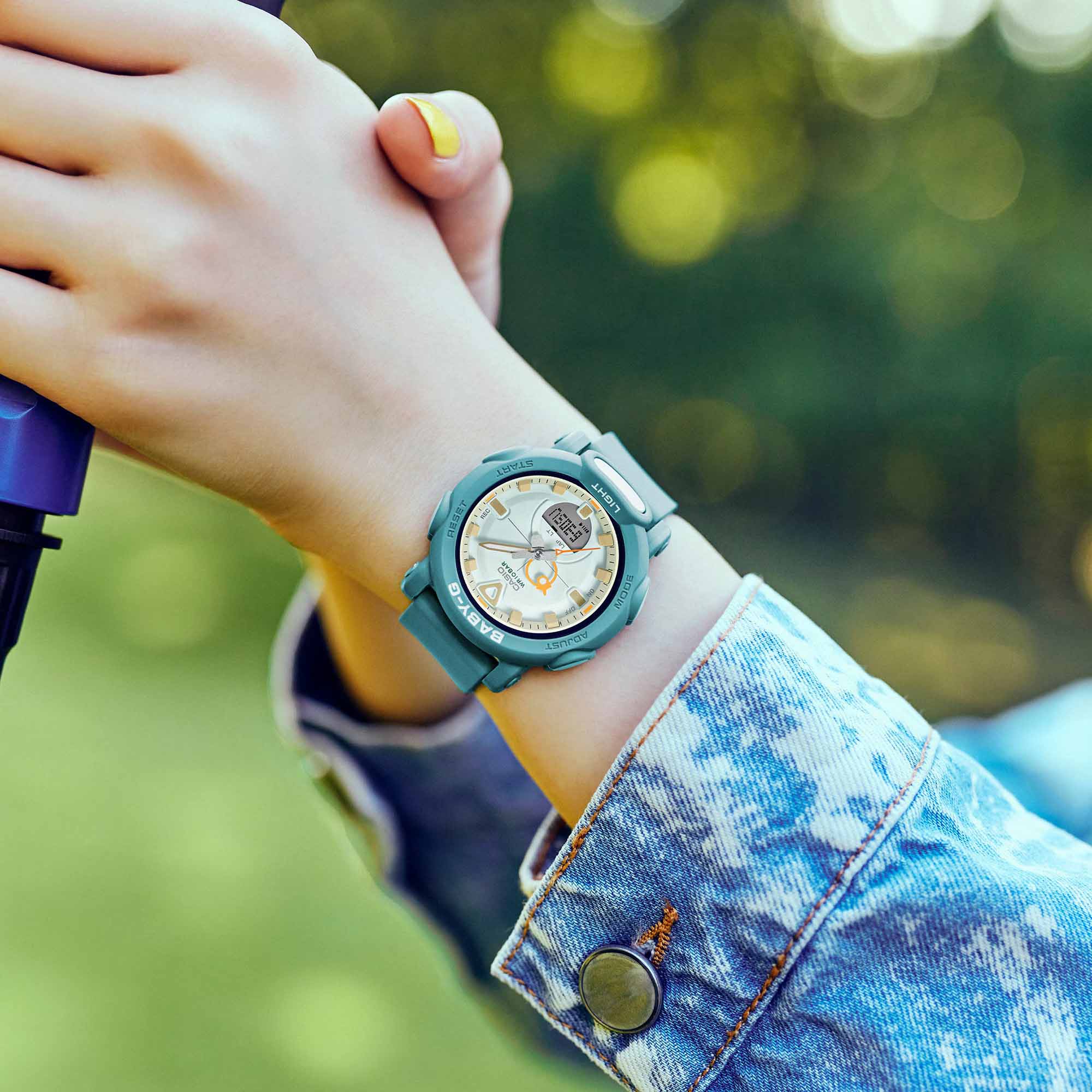 Casio Casio Baby-G BGA-310RP-3ADR (BGA-310RP-3A) , наручные женские часы фото под углом