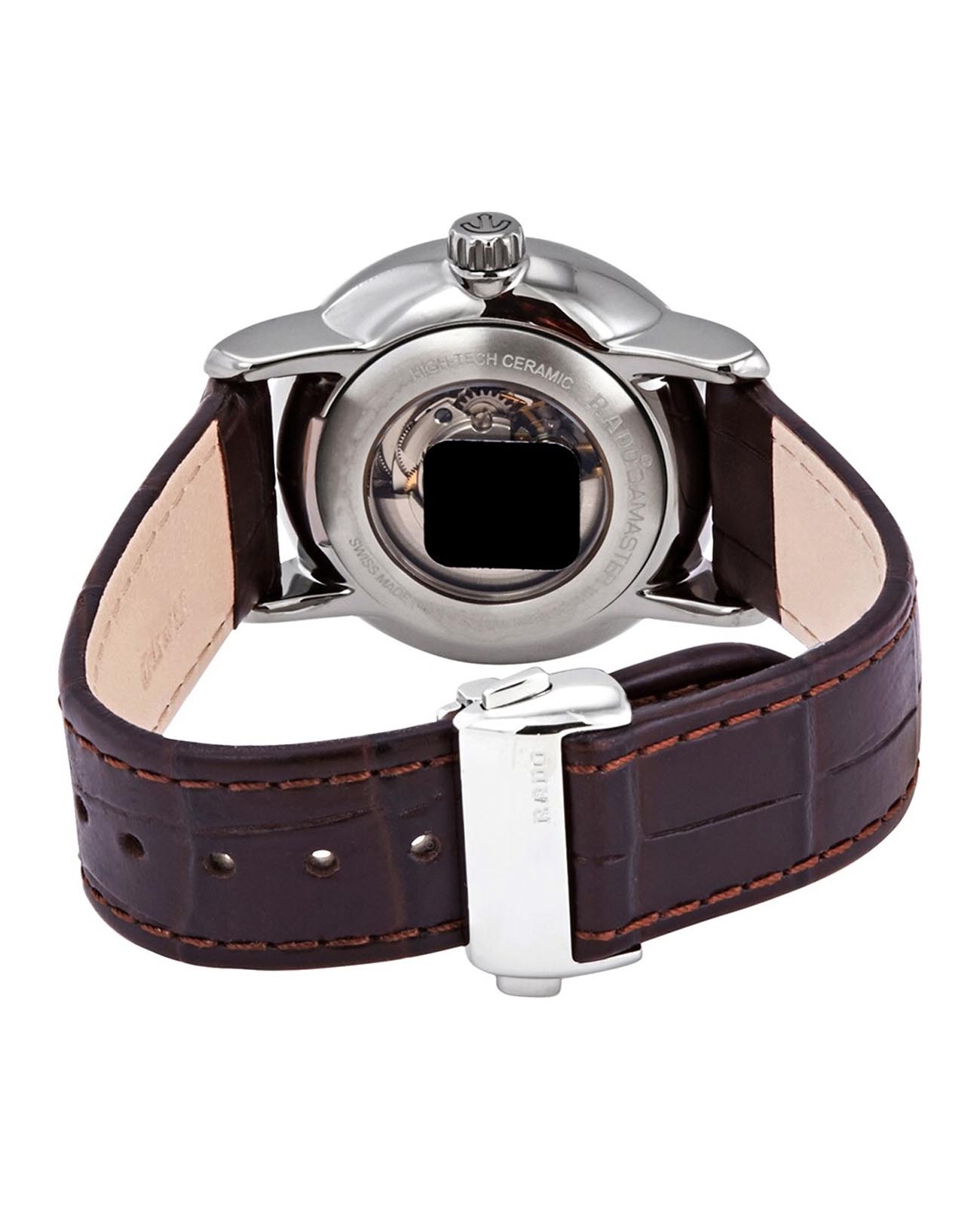 Rado Rado Diamaster R14026105, diamaster швейцария женские часы на браслете кожаный боковой вид