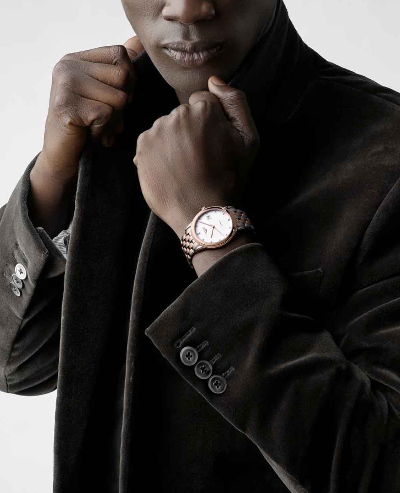 Оригинальные часы Longines Longines Flagship L4.984.3.99.7 механические калибр механизма l888 общий вид