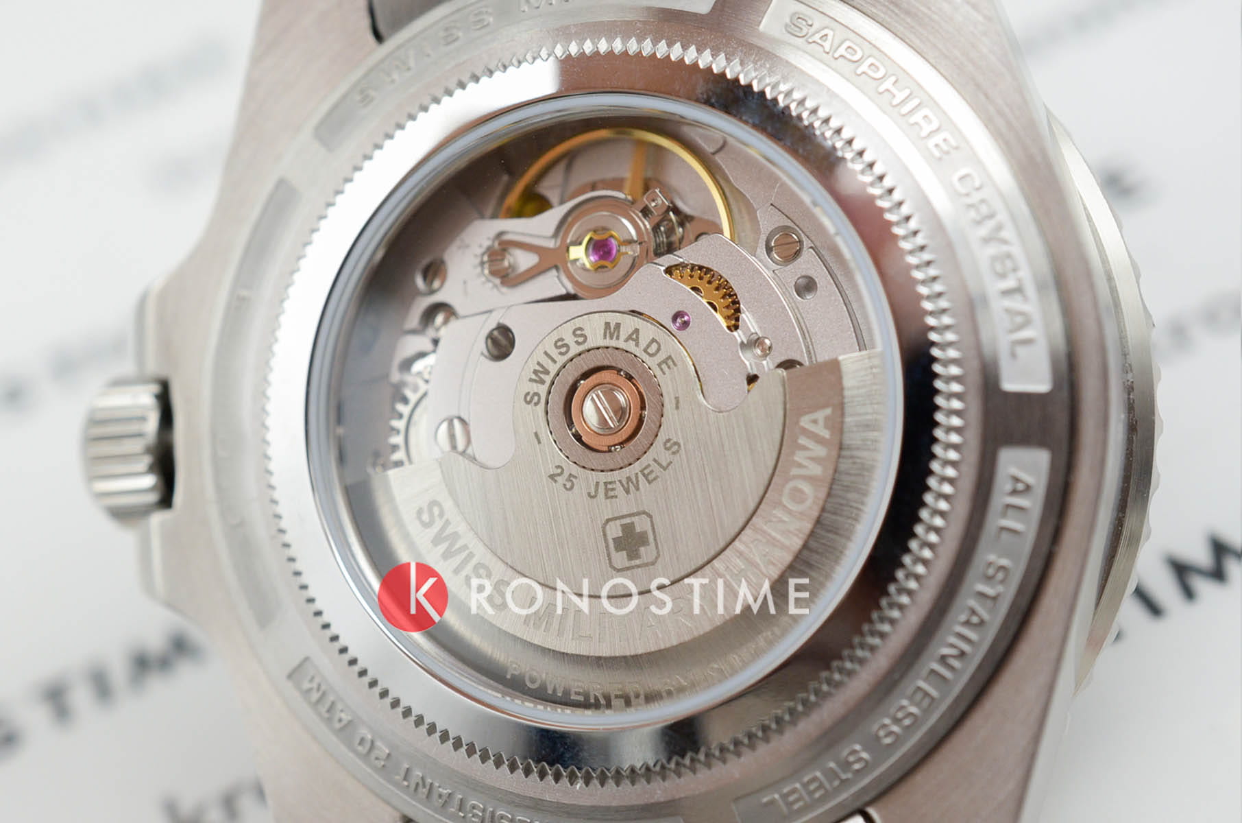 Swiss Military Hanowa Swiss Military Hanowa Sealord SMWGL0006301  - задняя крышка металл сталь корпуса, швейцария часы