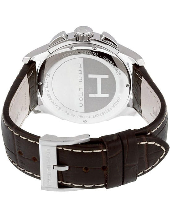 Оригинальные часы Hamilton Hamilton Jazzmaster Chrono Quartz H32612555 кварцевые калибр механизма eta 251.274 общий вид