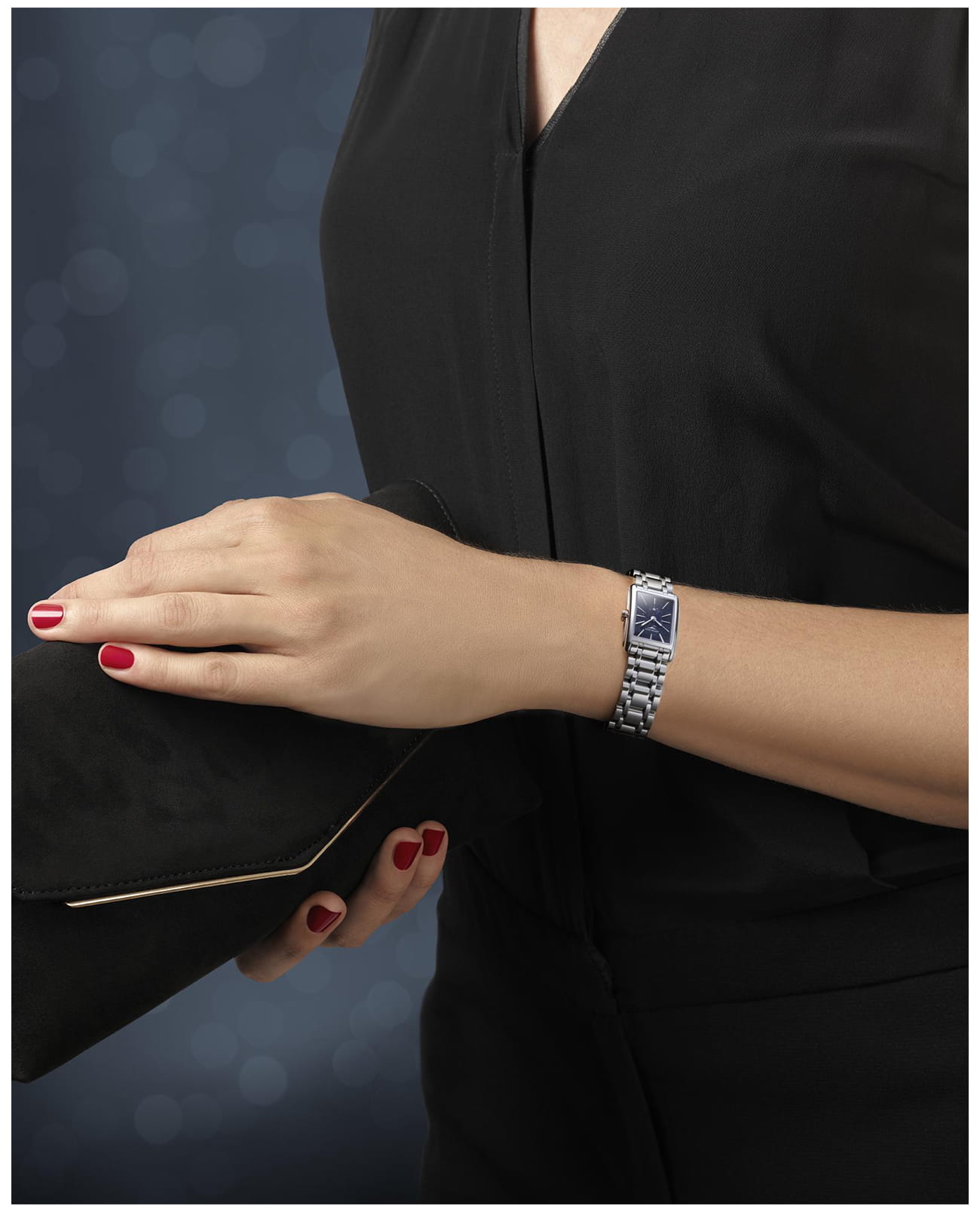 Оригинальные часы Longines Longines DolceVita L5.255.4.93.6 кварцевые калибр механизма l178 общий вид