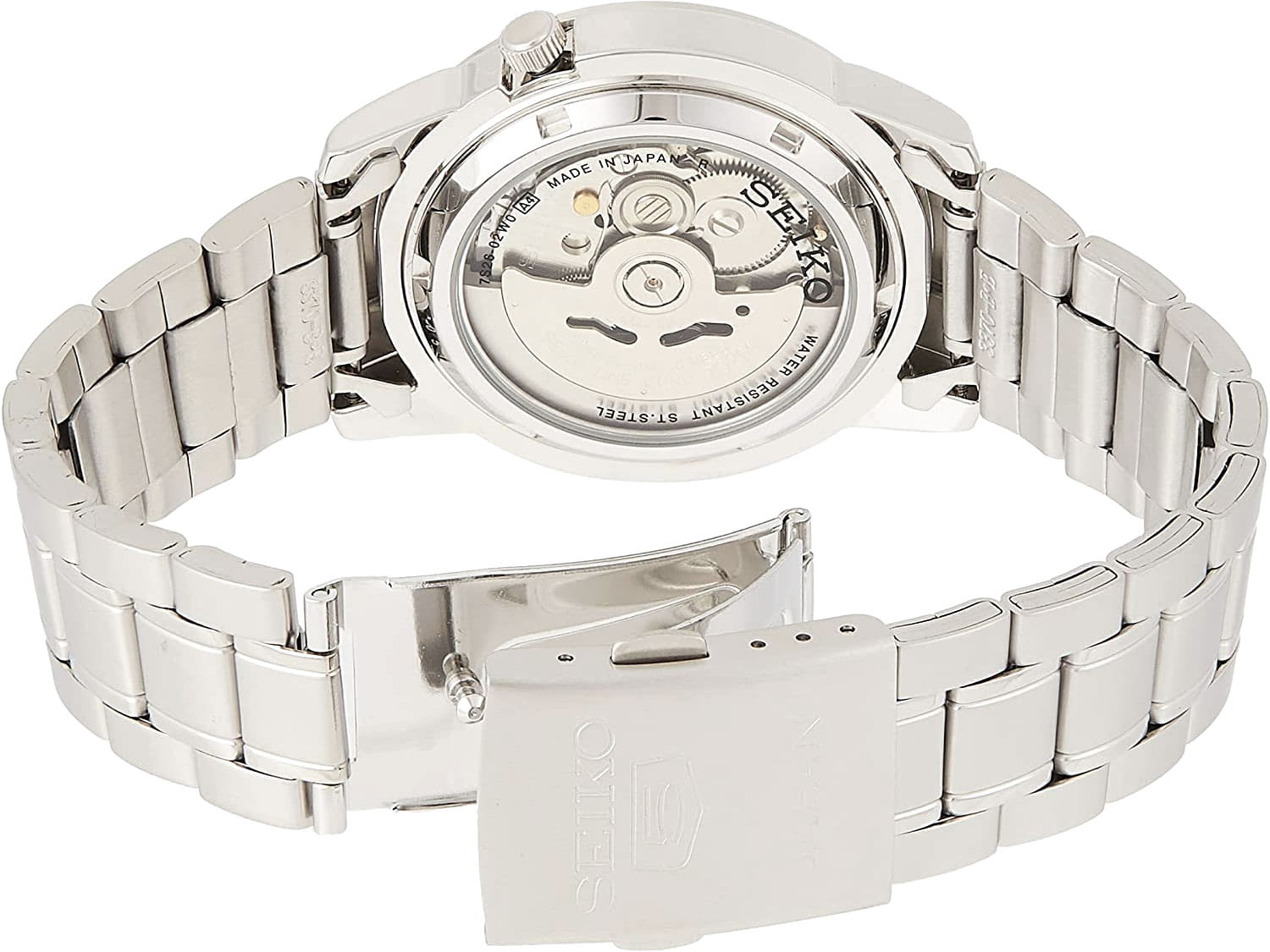 Seiko Seiko 5 Regular SNKK31J1, 5 regular япония мужские часы на браслете нержавеющая сталь боковой вид