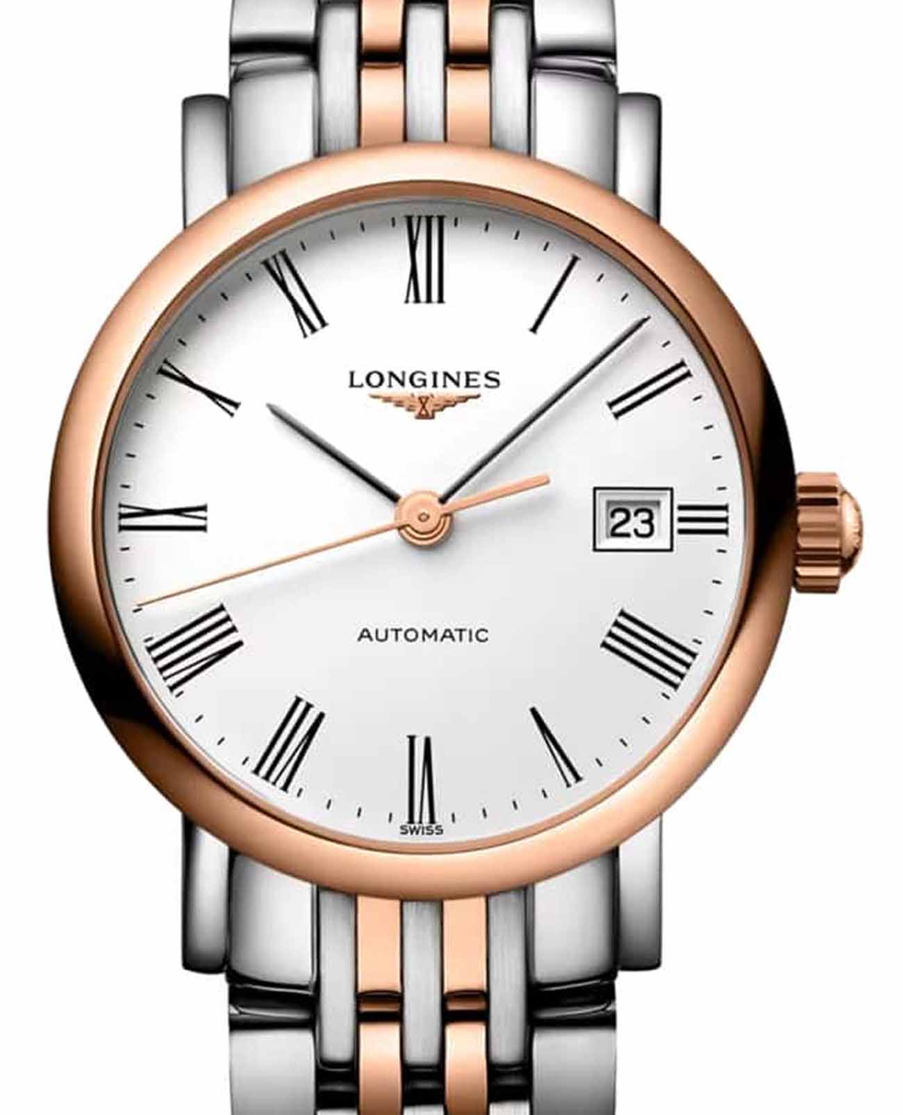 Longines Longines Elegant L4.309.5.11.7 , наручные мужские часы фото под углом