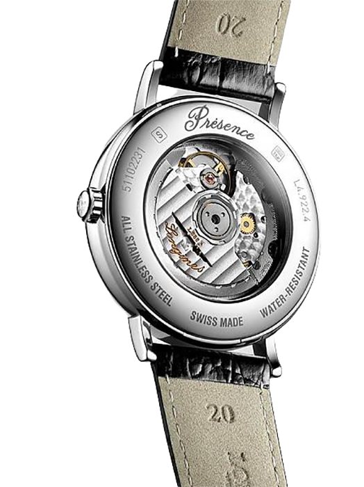 Longines Longines Presence L4.922.4.52.2 , наручные мужские часы фото под углом