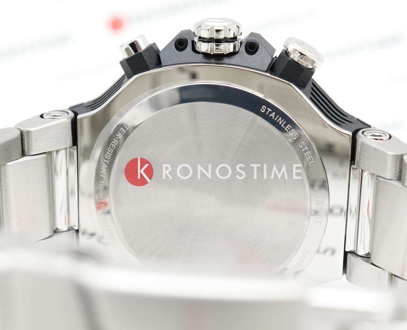 Оригинальные часы Tissot Tissot T-Race Chronograph T141.417.11.031.00 кварцевые калибр механизма eta g10.212 общий вид