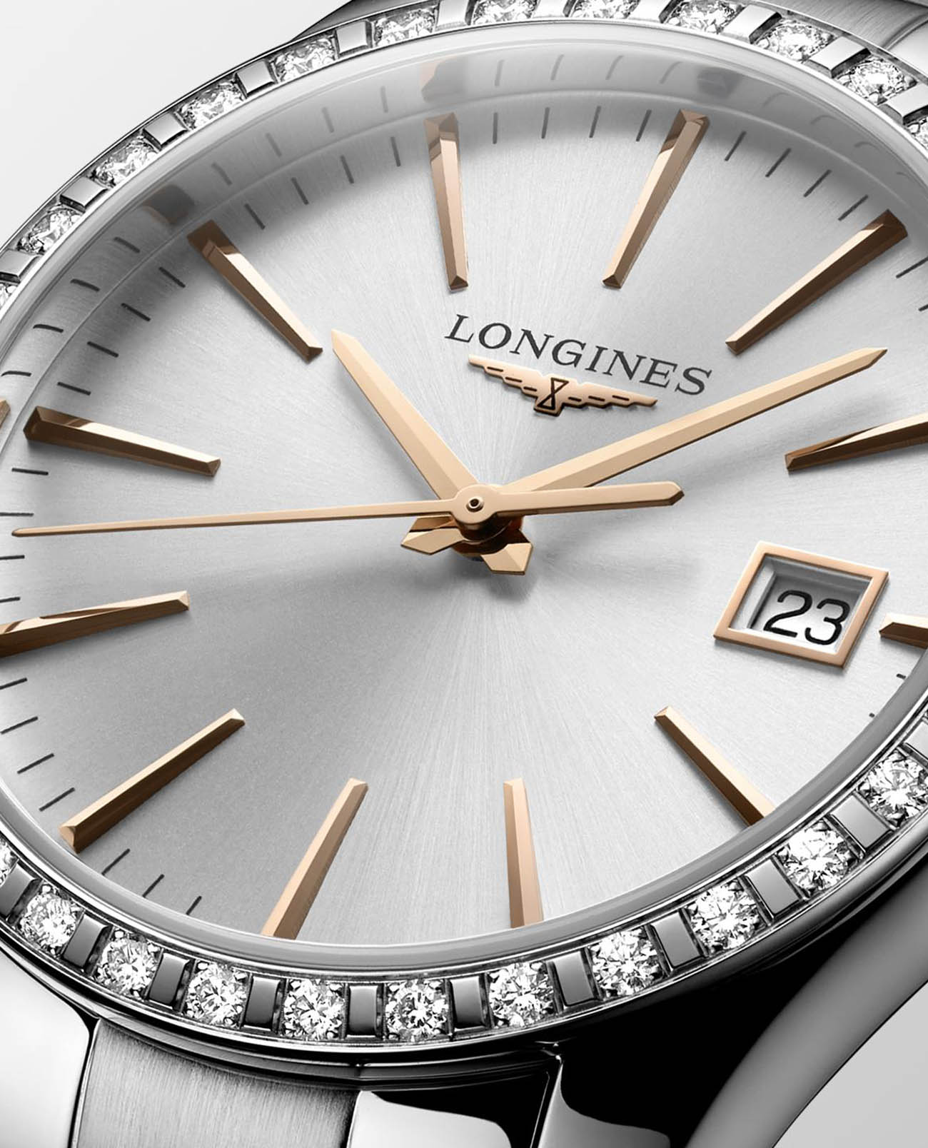 Longines Longines Conquest Classic  L2.386.0.72.6  - задняя крышка металл сталь корпуса, швейцария часы