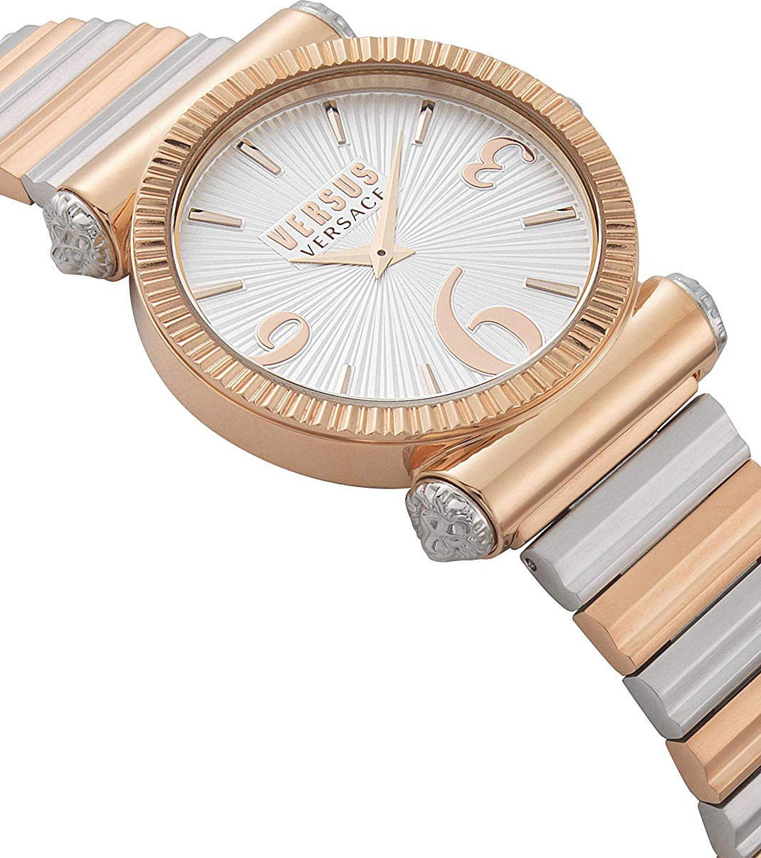 Versus Versace Republique VSP1V1119,  италия женские часы на браслете сталь с ip покрытием боковой вид