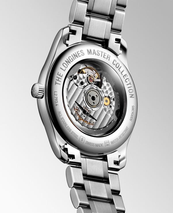 Longines Longines Master Collection L2.793.4.57.6, master collection швейцария мужские часы на браслете нержавеющая сталь боковой вид