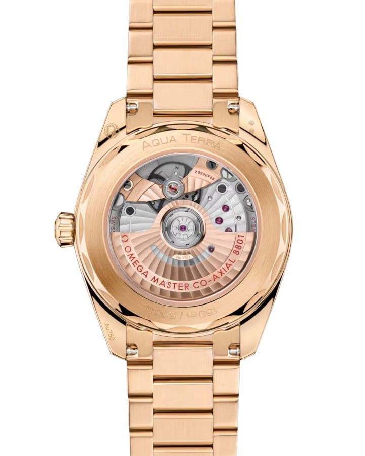 Omega Omega Seamaster Aqua Terra 220.50.38.20.03.001 Aqua Terra, наручные женские часы фото под углом