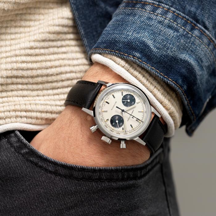 Hamilton Hamilton American Classic Intra-Matic Chronograph H H38429710 , наручные мужские часы фото под углом