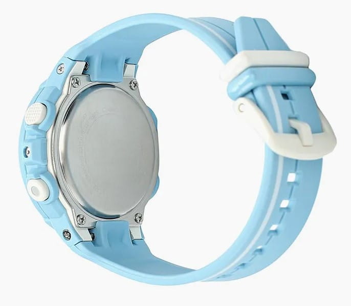 Casio Casio Baby-G Step Tracker BGS-100RT-2A женские часы голубой циферблат на запястье