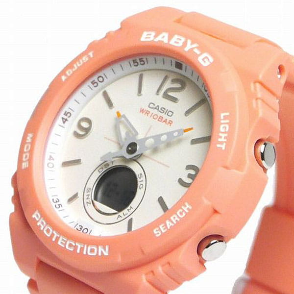 Casio Casio Baby-G BGA-260-4A женские часы белый циферблат на запястье