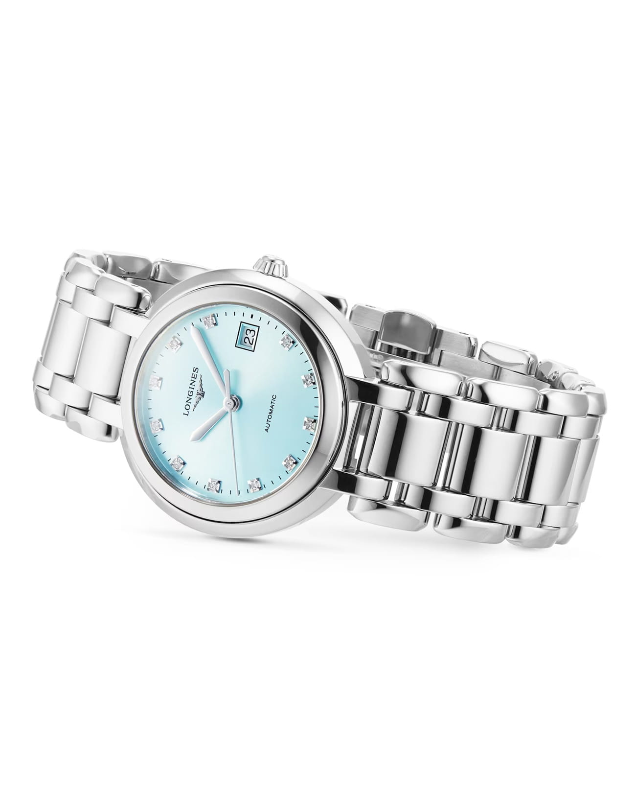Longines Longines PrimaLuna L8.113.4.90.6 - наручные женские часы наручные часы в перспективе голубой циферблат