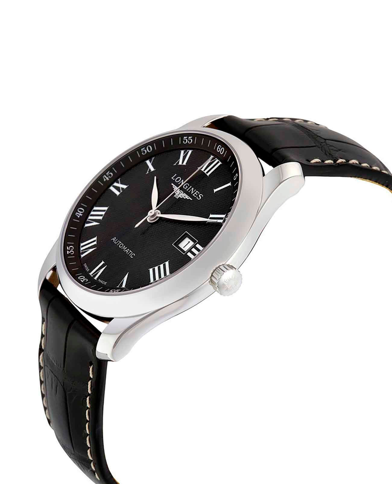 Longines Longines Master Collection L2.893.4.51.7, master collection швейцария мужские часы на браслете кожаный боковой вид