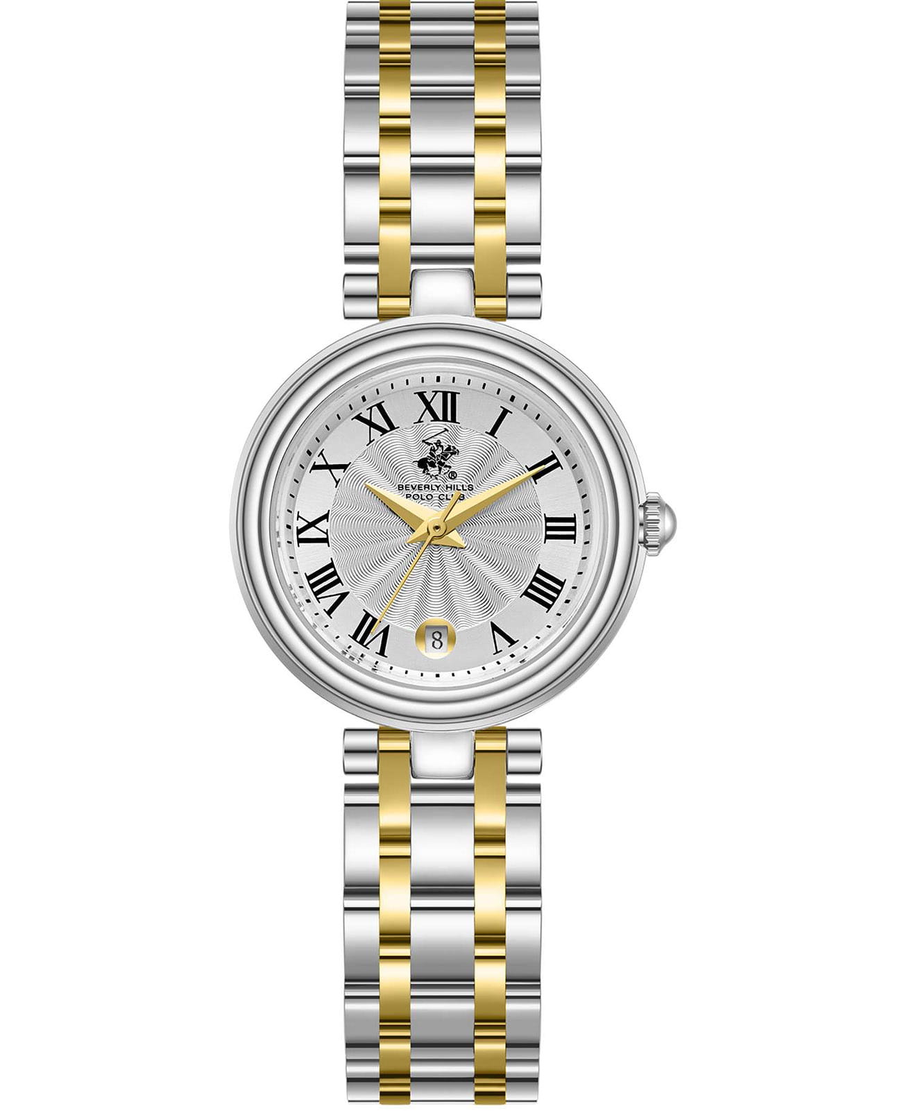 Beverly Hills Polo Club Beverly Hills Polo Club BP3838X.230  BP3838X.230 кварцевые женские часы серебристый циферблат, браслет нержавеющая сталь с ip-покрытием — вид спереди