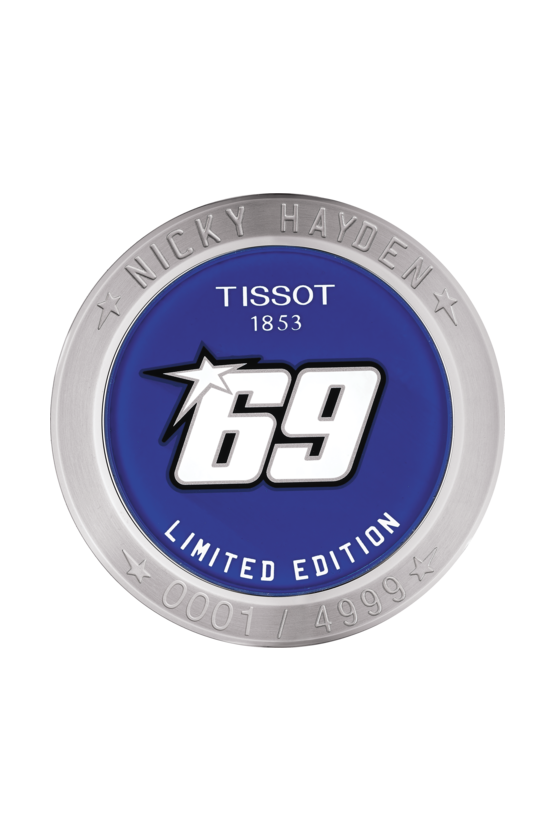 Tissot Tissot T-Race Nicky Hayden T048.417.27.047.00 мужские часы синий циферблат на запястье