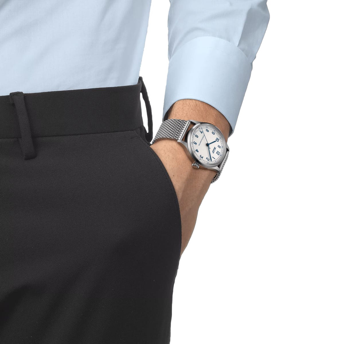 Tissot Tissot Heritage 1938 Automatic T142.464.16.032.00, t-heritage швейцария мужские часы на браслете кожаный боковой вид