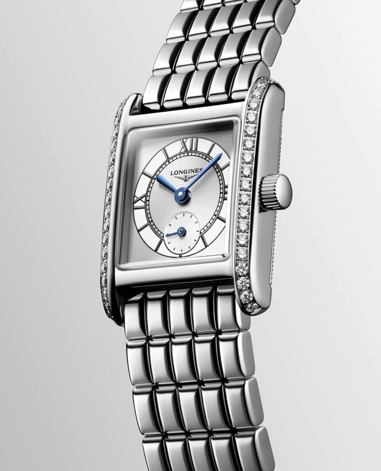 Longines Longines DolceVita L5.200.0.75.6, dolcevita швейцария женские часы на браслете нержавеющая сталь боковой вид