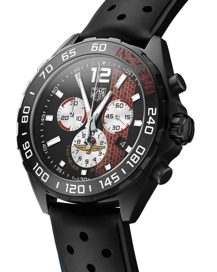 TAG Heuer TAG Heuer Formula 1 CAZ101AD.FT8024 кварцевые мужские часы часы крупный план черный циферблата