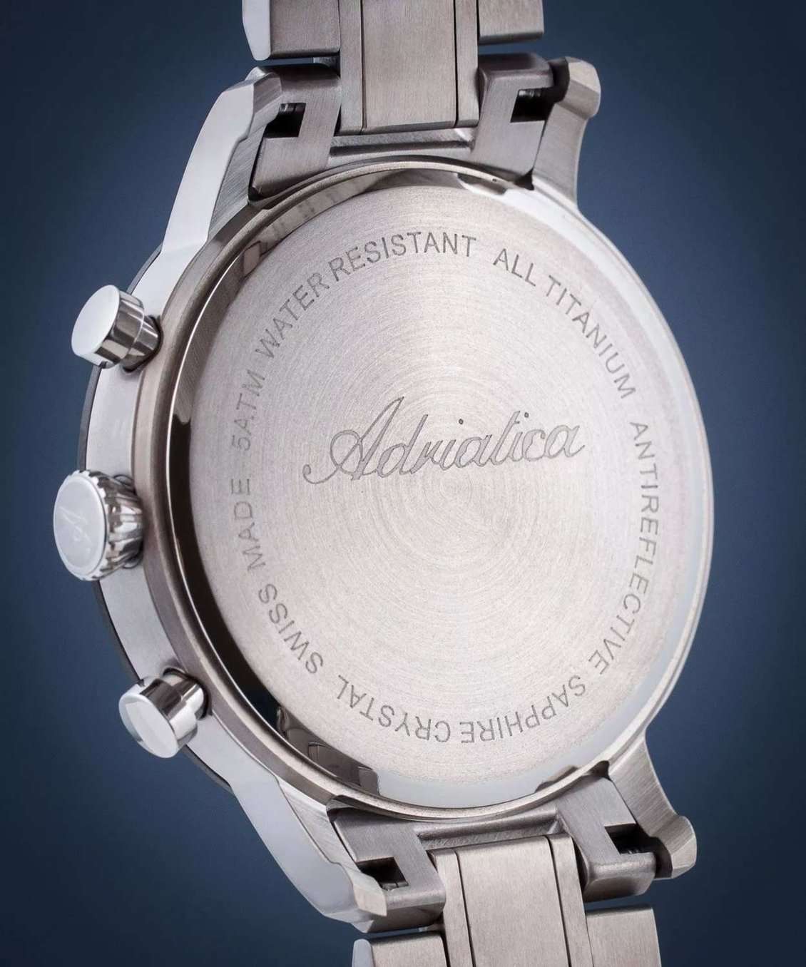 Оригинальные часы Adriatica Adriatica Aviation A8383.4114CH кварцевые калибр механизма ronda 5040.b общий вид