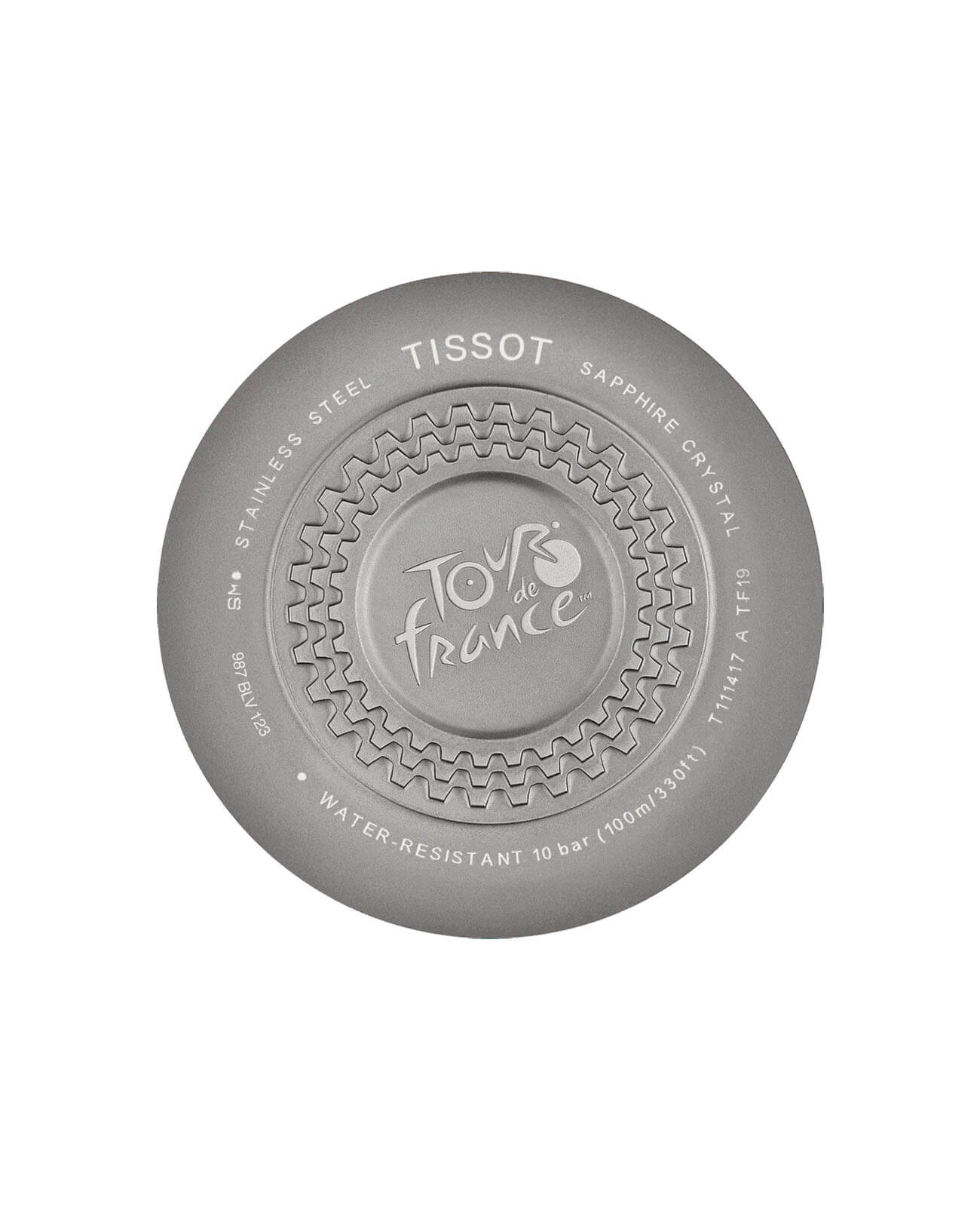 Tissot Tissot T-Race Cycling Tour De France 2019 T111.417.37.057.00 T Race Cycling, наручные мужские часы фото под углом