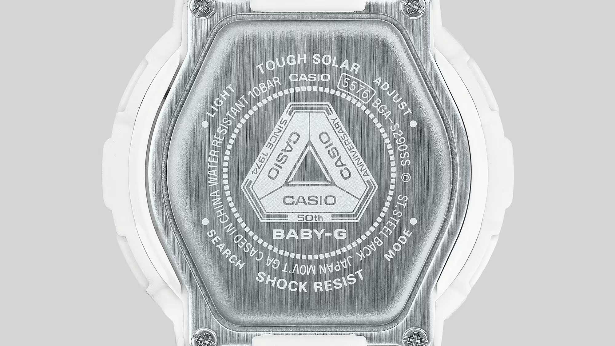 Casio Casio Baby-G BGA-S290SS-2A, g-shock япония женские часы на браслете пластик боковой вид