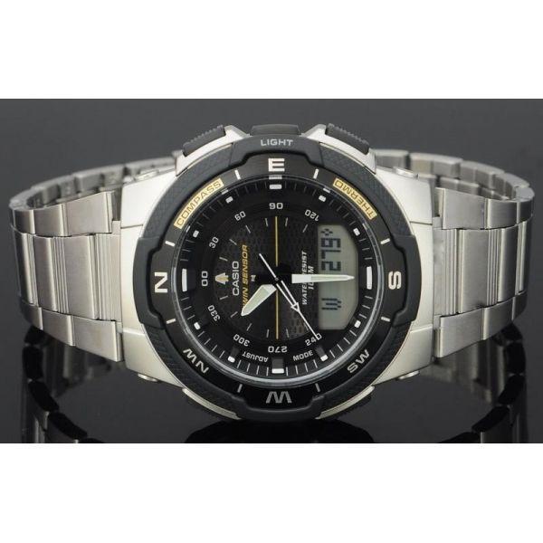 Casio Casio Illuminator SGW-500HD-1B, illuminator япония мужские часы на браслете нержавеющая сталь боковой вид